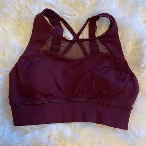 Women's Lululemon Mesh Eye Hook Sports Bra - Size 4